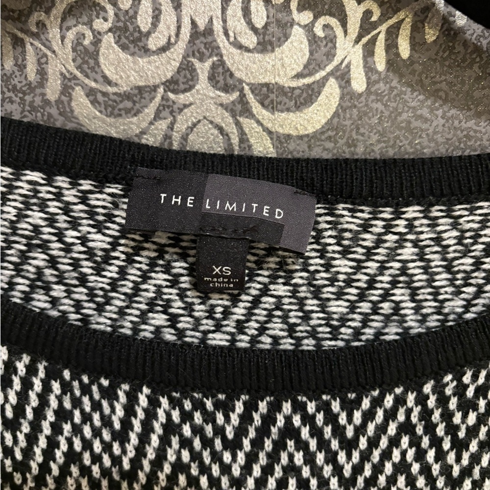 The Limited Monochrome Patterned Knit Top - Picture 2 of 3